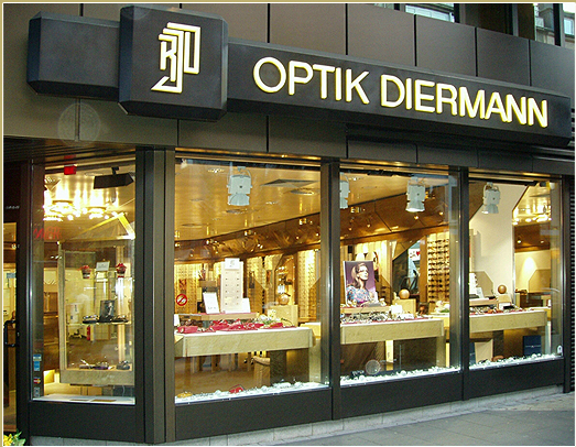 Optik Diermann - Ladengeschft in Dsseldorf  auf der Friedrichstrae 40d
